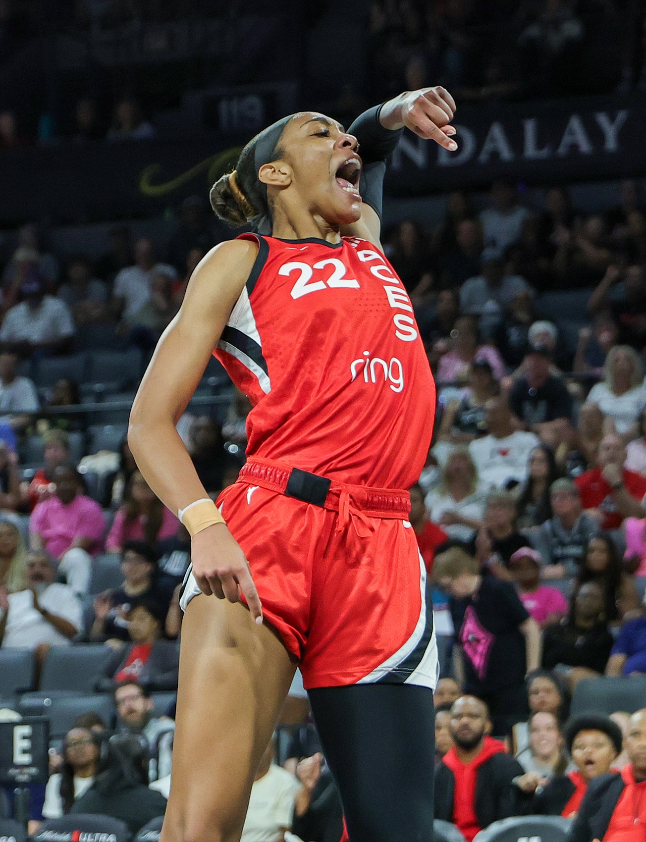 九游官方-炸裂！阿贾-威尔逊赛季22次砍至少20分15板 超查尔斯独占历史第一