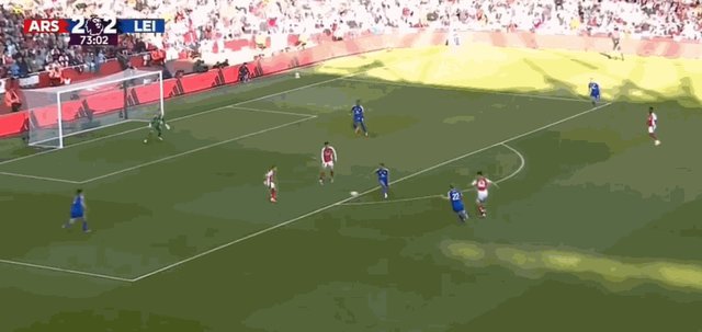 【英超】阿森纳4比2险胜莱斯特城，特罗萨尔绝杀